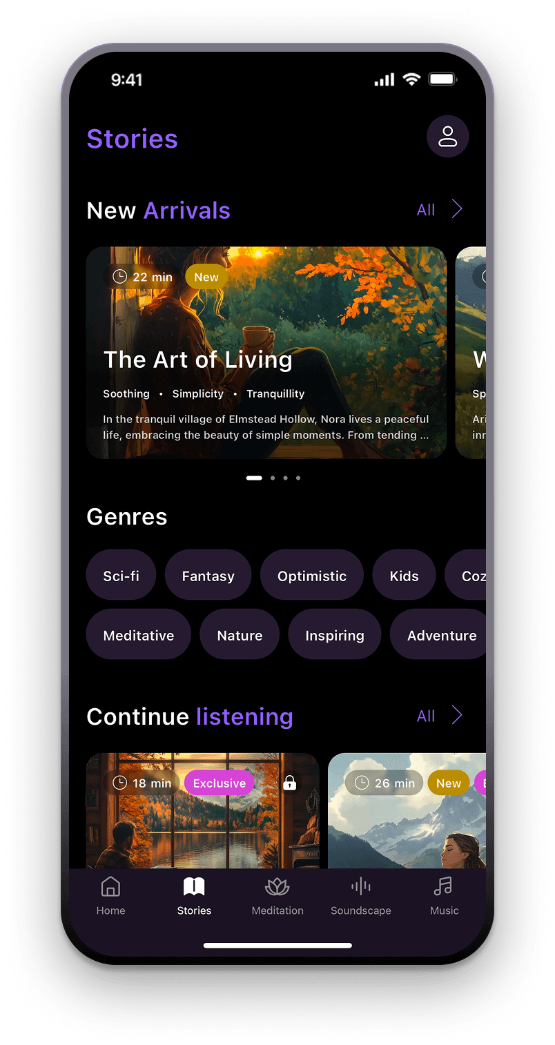 Sleep Stories: Unwind, Imagine, and Drift Off